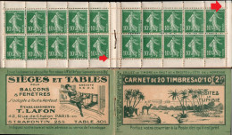 CARNET 159-C 1 SEMEUSE CAMEE "VISITEZ LA TUNISIE". Voir Description, Très Bas Prix. - Anciens : 1906-1965