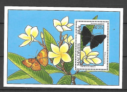 Maldives - 1993 - Insects: Butterflies - Yv Bf 292 - Papillons