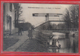 Carte Postale 10. Pont-sur-Seine  Le Pont Levis Très Beau Plan - Sonstige & Ohne Zuordnung