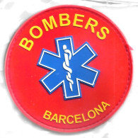 Ecusson PVC POMPIERS BOMBEROS ESPAGNE BARCELONA - Firemen