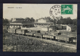 06 - 24 - France - Saône Et Loire - Chagny - Vue De La Gare - Wagons - Chagny