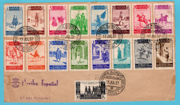 MOROCCO Protectorate Of SPAIN Front Of A Cover 1937 Tetuan With Special Cancel - Marocco Spagnolo