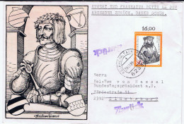 D+ Deutschland 1988 Mi 1364 Ulrich Von Hutten Auf Brief An Verteidigungsminister K.-U. Von Hassel - Brieven En Documenten