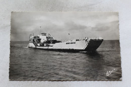 O15, Cpsm 1955, Ile D'Oléron, Le Bac Jean Hay, Charente Maritimes 17, Bateaux - Handel