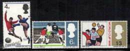 Great Britain 1966 Yvert 441-43, Sports, Football World Cup - MNH - Unused Stamps