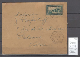 Maroc - Casablanca OASIS - Hexagonal- Agence Postale - 1935 - Briefe U. Dokumente
