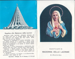 Santino Cotone Che Ha Toccato Il Quadro Della Madonna Delle Lacrime - Devotion Images