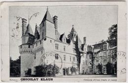 Ephemera / Carte Postale, Image Publicitaire / 37 Indre-et-Loire, Rigny-Ussé, Ussé / Chocolat Klaus / Château D'USSÉ. - Autres & Non Classés