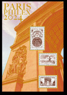 France 2024 - Paris Philex 2024 Bloc Dore Mnh** - Unused Stamps