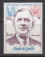 TAAF 1980 Charles De Gaulle 1v  ** Mnh (60062A) - Posta Aerea