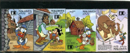 Maldives - 1992 - Disney: World Columbian Stamp Expo - Yv 1471/74 - Disney