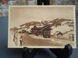 Cpa  Sépia  écrite :  LE MEGEVAN HOTEL-RESTAURANT. 1959 - Megève