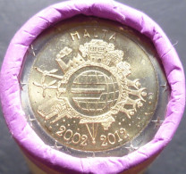 Malta - 2 Euro 2012 - 10° Circolazione Di Monete In Euro - KM# 139 - Rotolino 25 Monete - Rouleaux