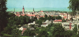 MORAVSKA TREBOVA, ARCHITECTURE, CHURCH, TOWER, CZECH REPUBLIC, POSTCARD - Tchéquie