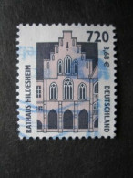 RFA 2001 - Townhall, Hildesheim ( Numéro Au Verso ) - Oblitéré - Oblitérés