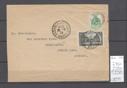 Maroc - Lettre De Birmingham -pour Casablanca - 1929 - Réaffranchie En Zone Française - Storia Postale