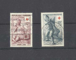 Yvert  1048 - 1049 - Croix Rouge   - 2 Timbres Oblitérés - Used Stamps