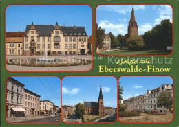 71939595 Finow Schloss Kirche Strassenpartie  - Eberswalde