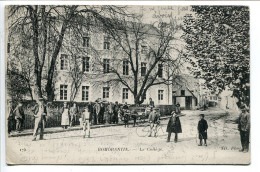 CPA Ecrite * ROMORANTIN Le Collège (rue Très Animée ) ND Phot - Romorantin