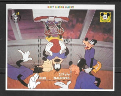 Maldives - 1992 - Disney: Goofy Cartoon Classics - Yv Bf 238 - Disney