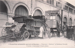 BOURGES EXPOSITION AUTOMOBILE AGRICOLE 1908 ENGRENEUR OMNIUM ET BOTTELEUSE HORNSBY  CHAUTEAU CONSTRUCTEUR - Bourges
