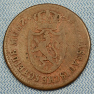 Nassau • 1 Kreuzer 1810 L • Fr. August + Fr. Wilhelm • Var. 5 • German States • [24-839] - Monedas Pequeñas & Otras Subdivisiones