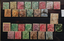 06 - 24 - India - Inde - Lot D'anciens Timbres - Old Stamps - 1882-1901 Keizerrijk