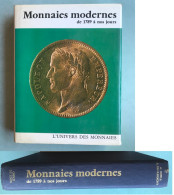 MONNAIES MODERNES DE 1789 A NOS JOURS / 1978 LIVRE DE 124 PAGES - VOIR PHOTOS (ref CAT116) - Livres & Logiciels