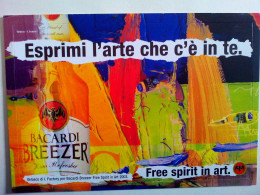 Carte Postale Baccardi Breezer - Publicité