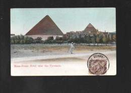 Cpa égypte Mena-house Hotel Near The Pyramids - Piramiden