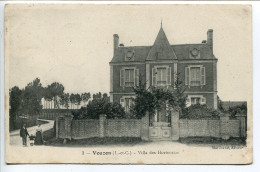 Loir Et Cher CPA Voyagé 1905 * VOUZON Villa Des Hortensias (animée D'un Couple Avec Enfant ) Marchand Editeur - Sonstige & Ohne Zuordnung