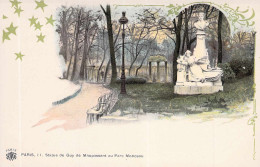 Paris 11. - 11. Statue De Guy De Maupassant Au Parc Monceau - Arrondissement: 11