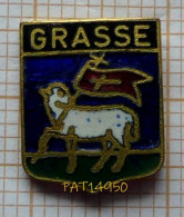 PAT14950 BLASON VILLE De GRASSE Dpt 06 ALPES MARITIMES En Version EGF - Steden