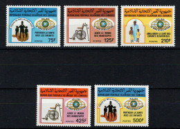 Comores - YV 450 à 454 N** MNH Luxe , Kiwanis Club - Comores (1975-...)
