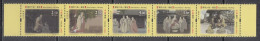 2022 Macau Sexto Patriarca Saint Hui Neng  Complete Strip Of 5 MNH @ BALOW FACE VALUE - Unused Stamps