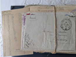 Lot De + De 245 Enveloppes Ou Petits Documents Avec Cachet Trésor Et Postes Différents - Collections (without Album)