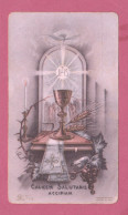 Holy Card, Santino. Calicem Salutaris Accipiam. Ed Enrico Bertarelli N°P-118 -Dim 104x 60mm. Al Verso. - Altri & Non Classificati