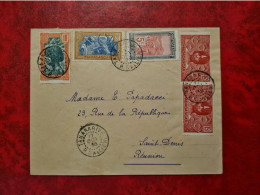 LETTRE  MADAGASCAR 1938  TANANARIVE POUR SAINT DENIS LA REUNION - Andere & Zonder Classificatie