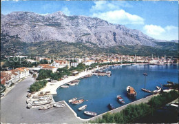 71939067 Makarska Dalmatien Hafenpartie Fliegeraufnahme Croatia - Kroatien