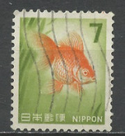 Japon - Japan 1966-69 Y&T N°837 - Michel N°929 (o) - 7y Poisson Rouge - Usati