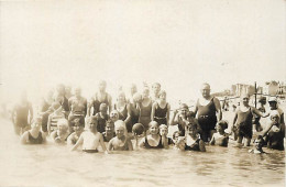 Themes Div-ref WW263 -carte Photo A Identifier - En Bord De Mer - Belle Animation Baigneurs - Baigneuses  - - To Identify