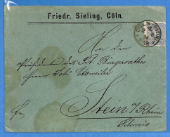 Allemagne Reich 1884 - Lettre De Koln - G33937 - Briefe U. Dokumente