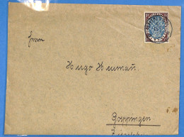 Allemagne Reich 1919 - Lettre De Uhingen - G33929 - Cartas & Documentos