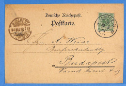 Allemagne Reich 1894 - Carte Postale De Leipzig - G33873 - Briefe U. Dokumente