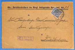 Allemagne Reich 1903 - Seulement Le Recto D'une Lettre De Hermeskeil - G33855 - Brieven En Documenten