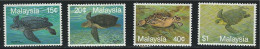 Malaysia - 1990 - Turtles  - Yv 455/58 - Vie Marine