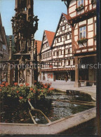 71938990 Urach Bad Marktbrunnen Am Rathaus Fachwerkhaus Bad Urach - Bad Urach