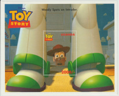 Toy Story, Disney. Woody Spots An Intruder. 1997. Postfris - Oeganda (1962-...)