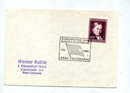 Lettre Cachet Feldbach Journee Europe - Storia Postale