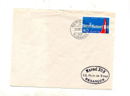 Lettre Cachet Zurich Aeroport  Sut Concordant - Postmark Collection